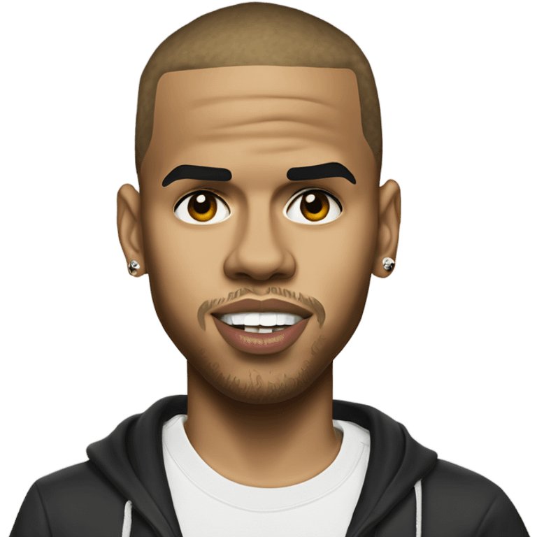 Hyper Realistic Chris Brown  emoji