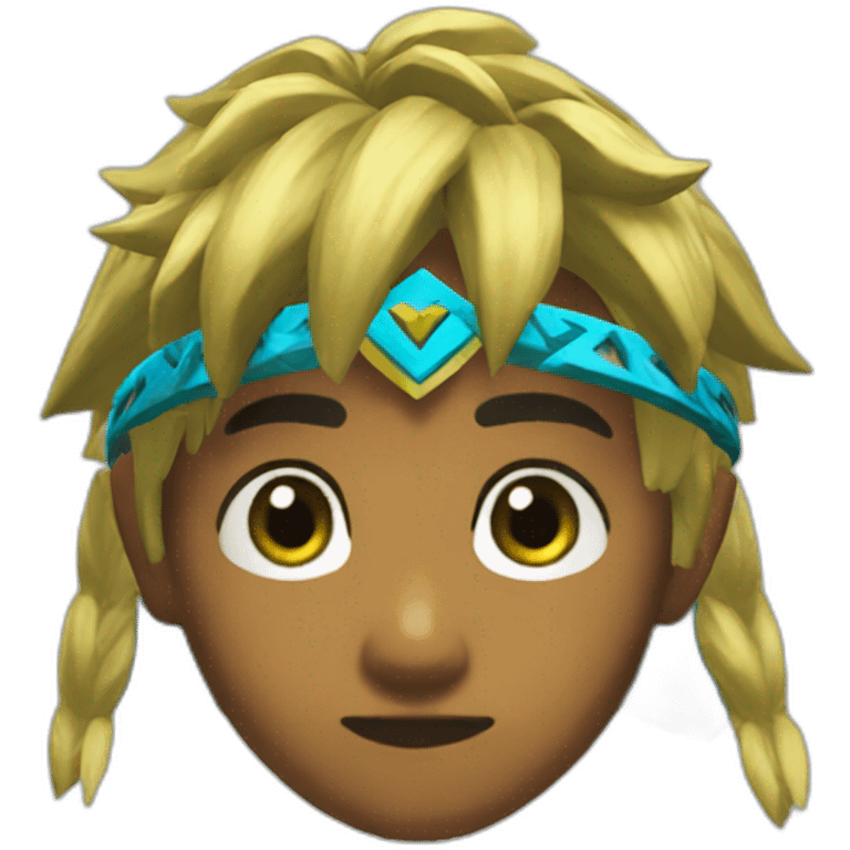 Link in Zelda breath of the wild emoji