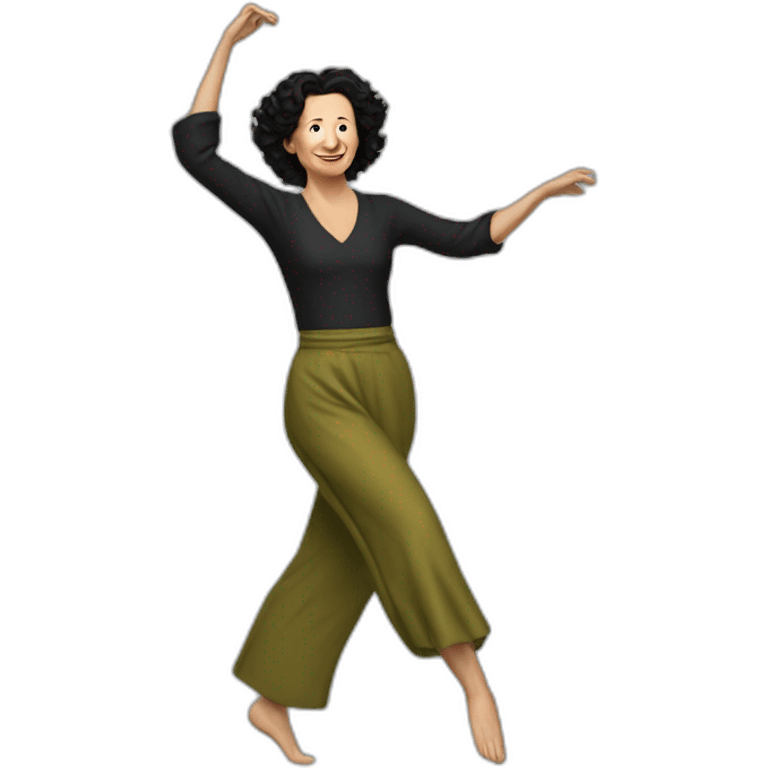 Femke Halsema dancing emoji