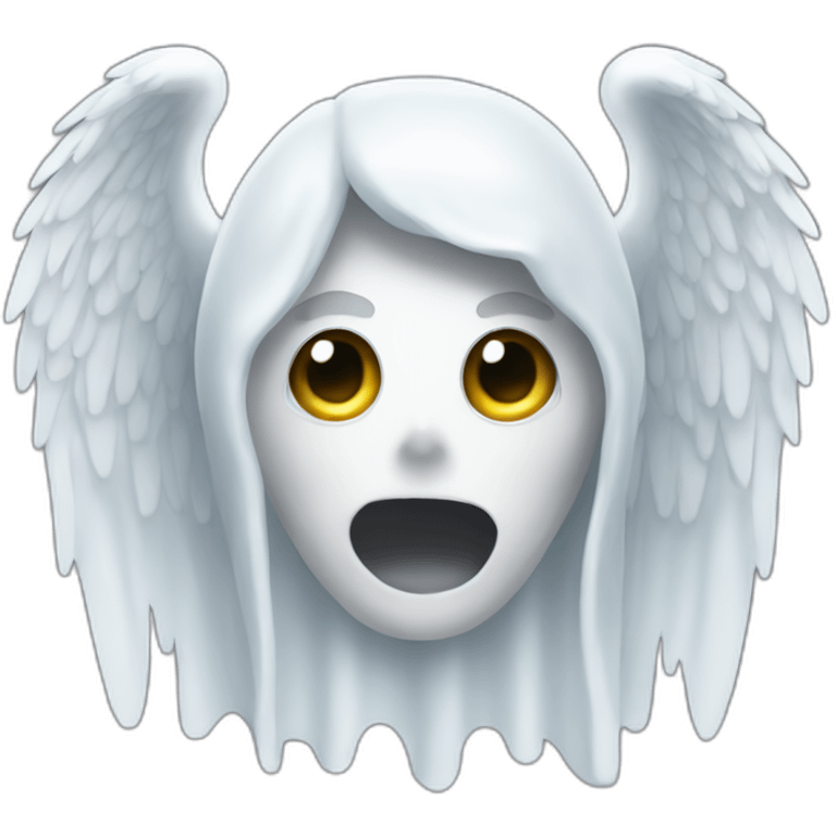 Ghost angel emoji