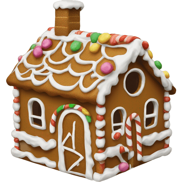 gingerbread house emoji