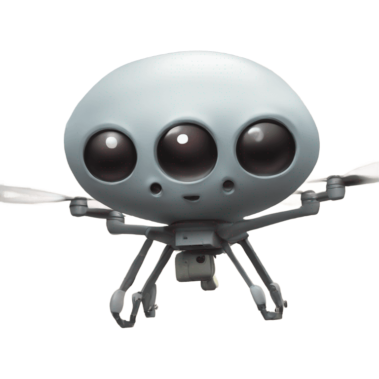 Aliens in drone  emoji