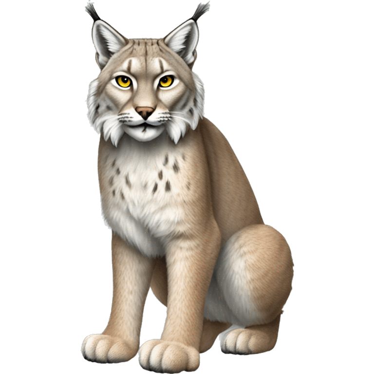 Canadian-lynx full-body emoji