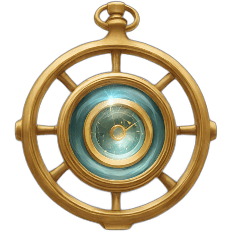 Time turner from harry potter emoji