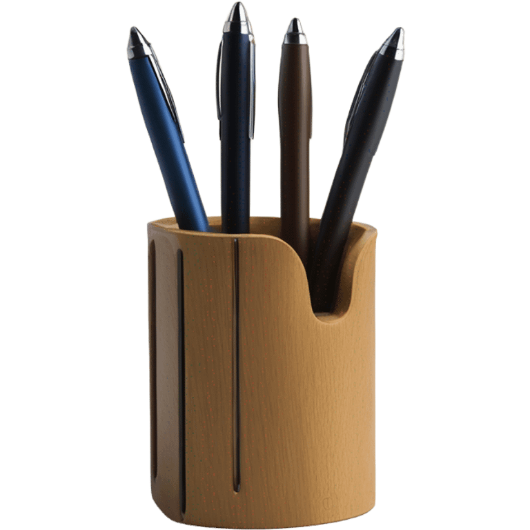 modern pen holder emoji