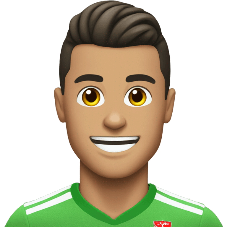 Create cristiano ronaldo celebrating the sui  emoji