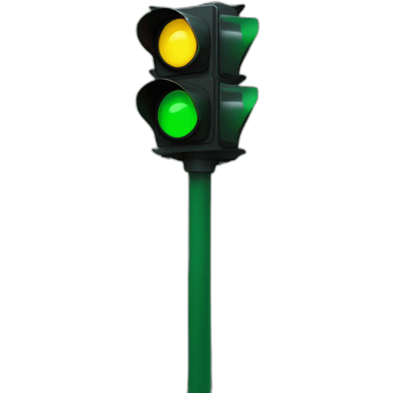 Green Traffic Light emoji