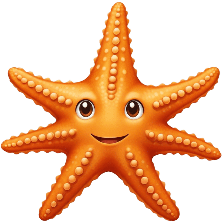 Starfish with a 7 on its forehead  emoji