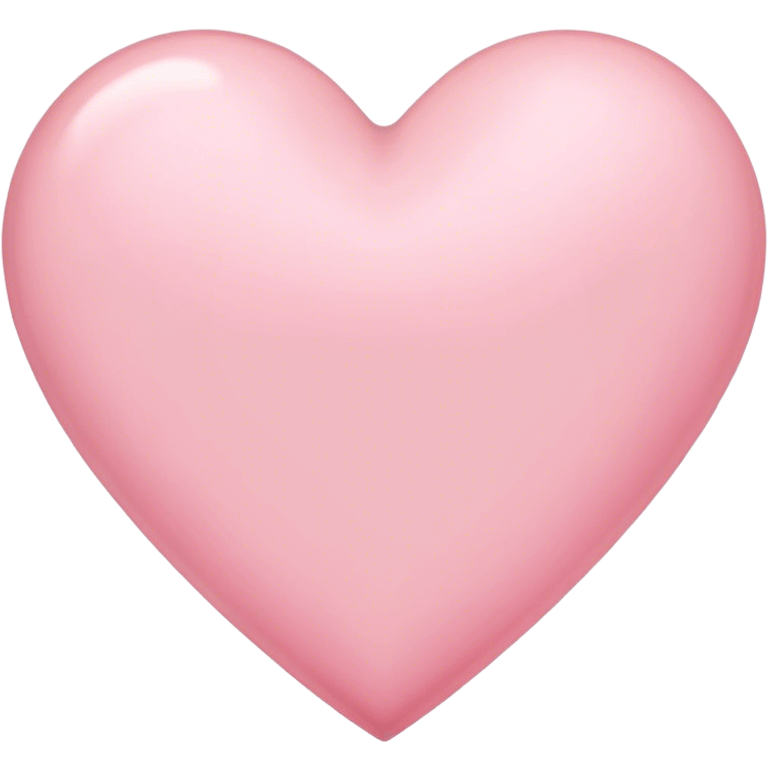 Light pink heart  emoji