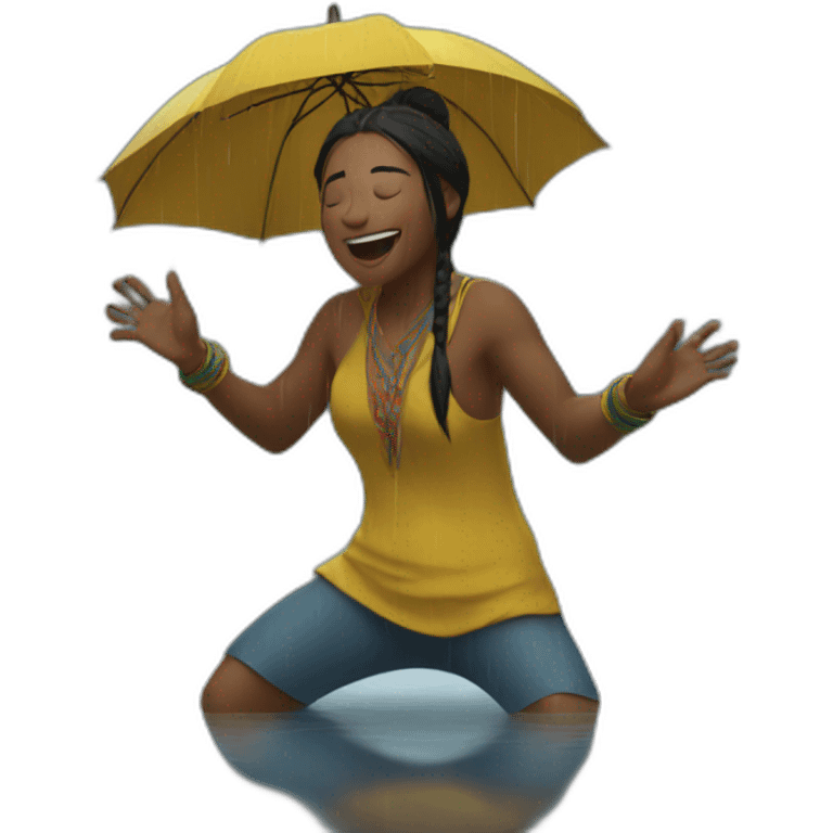 rain dance emoji