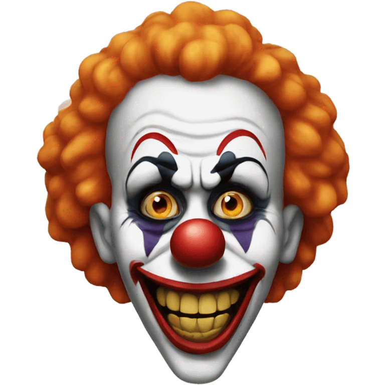 Scary clown  emoji