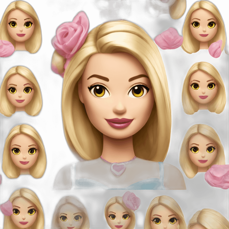 margot robbie from barbie movie emoji