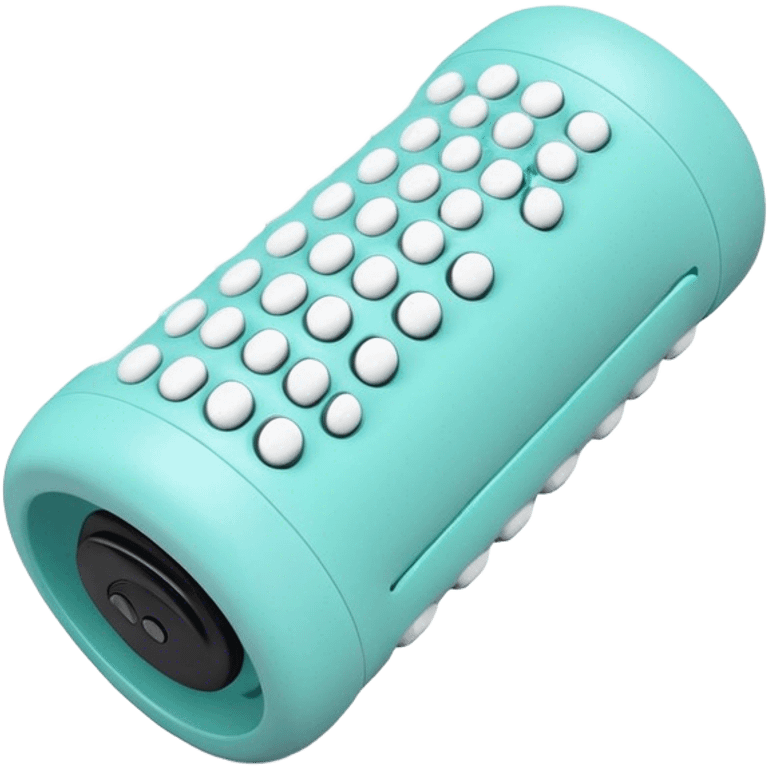 portable vibrating massage roller with acupressure poins emoji