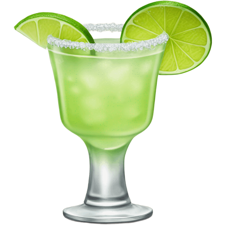 Margarita with lime emoji