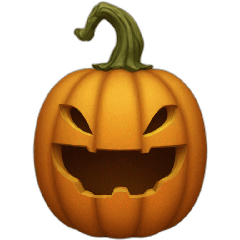 A pumpkin man  emoji