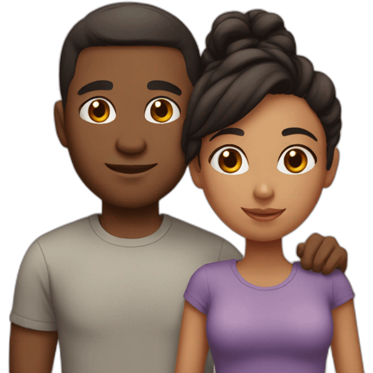 mixed race couple emoji