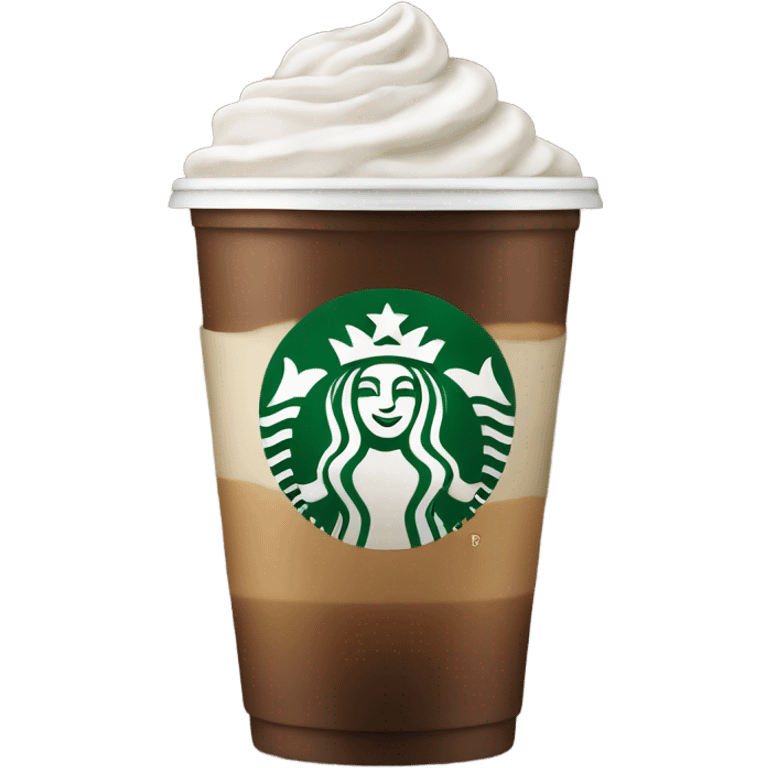 A Starbucks coffe drink emoji