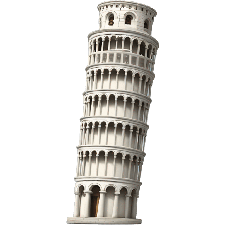 Leaning tower of Pisa emoji