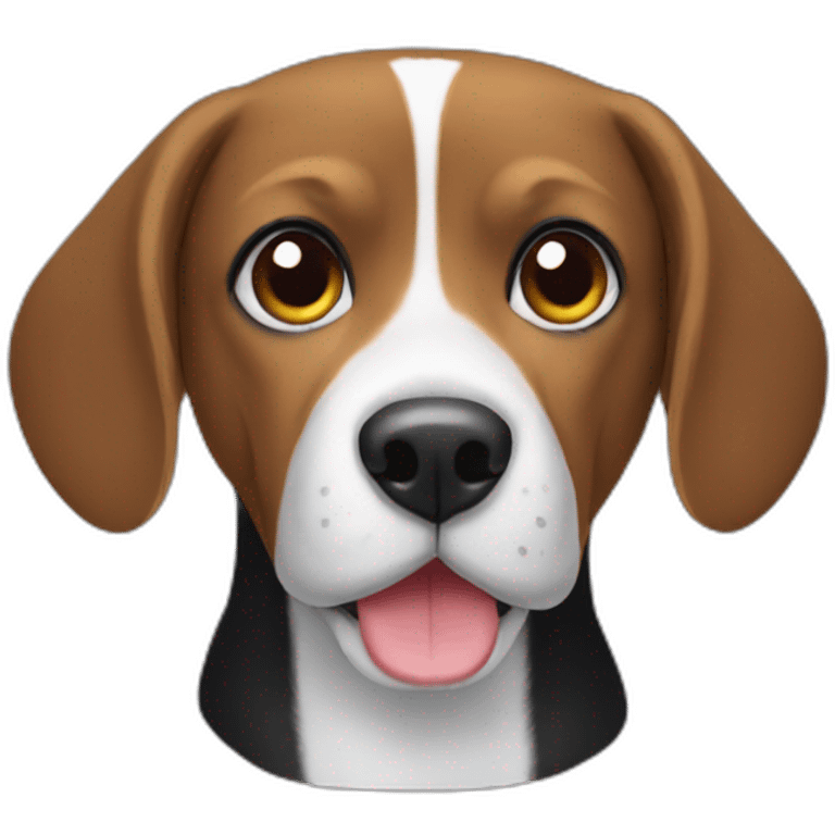 black beagle emoji