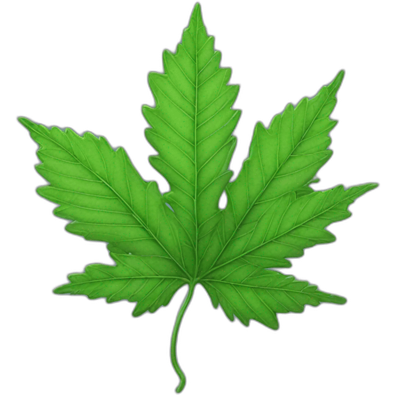 Canabis leaf emoji