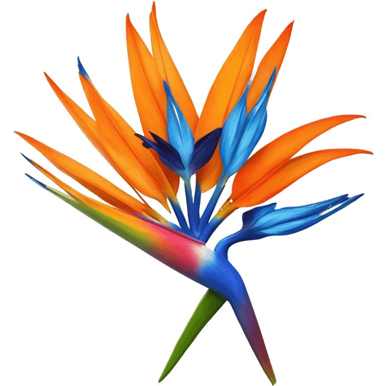 Bird of paradise flower emoji