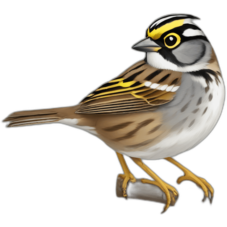 White throated sparrow emoji