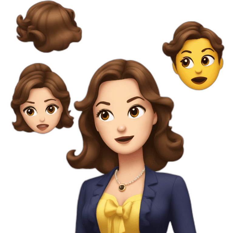 blair waldorf slapping serena emoji