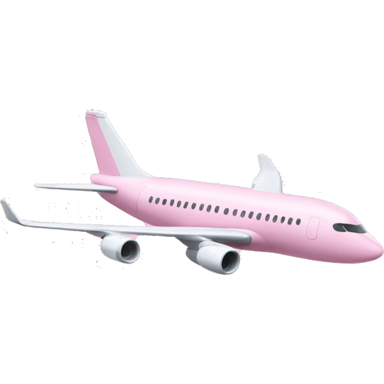 pastel pink airplane emoji