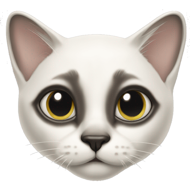 White Siamese Cat emoji