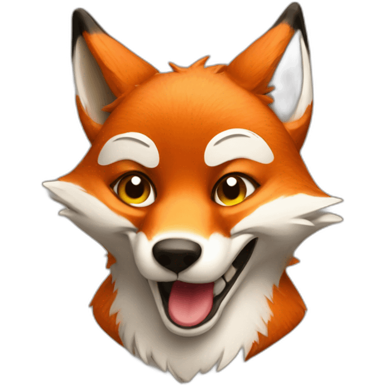 drunk fox emoji