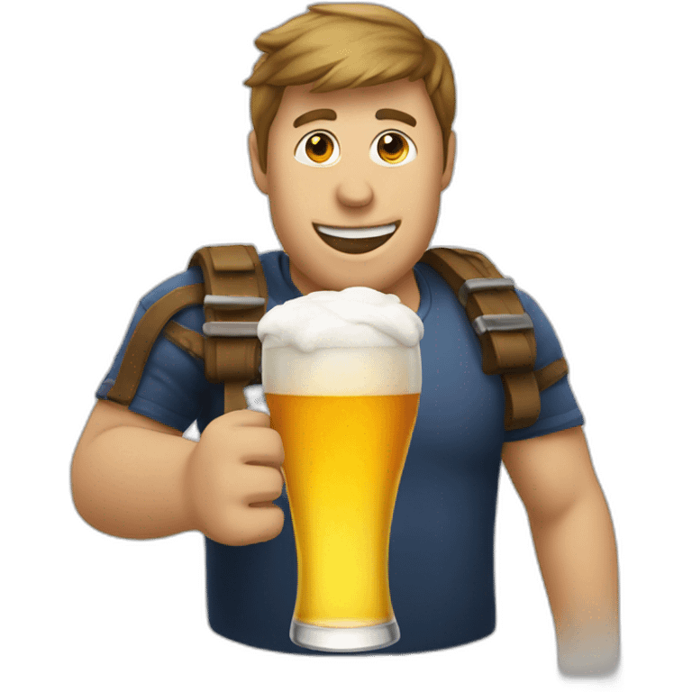 Ishowspeed drinking a beer emoji