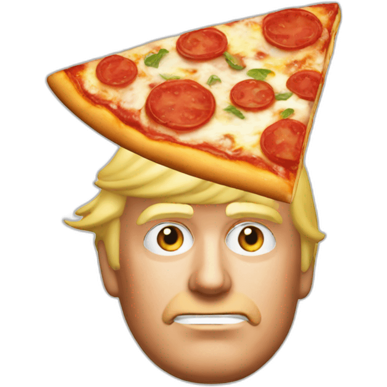 Donald trump pizza head emoji