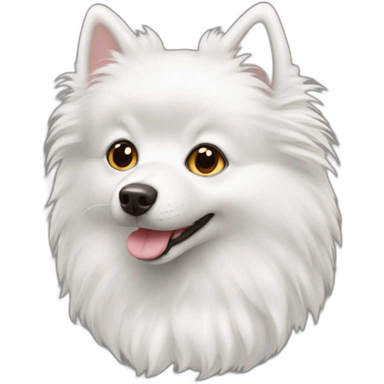 white spitz emoji