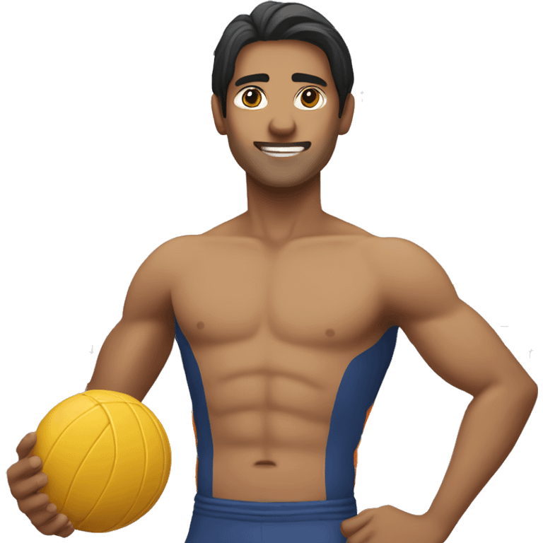 indian japanese dude playing volleyball emoji