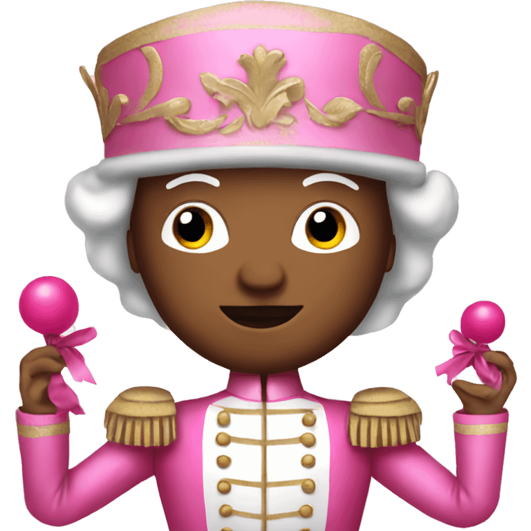 Pink nutcracker  emoji