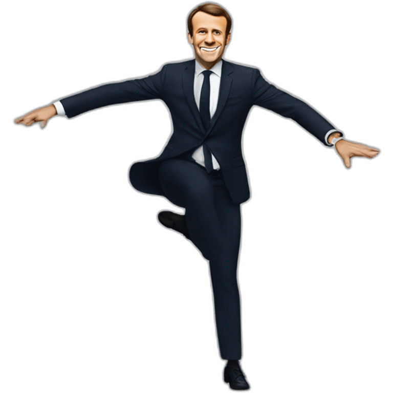 Emmanuel Macron danse emoji