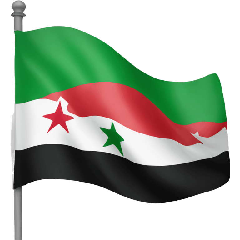 Syria revolution flag emoji