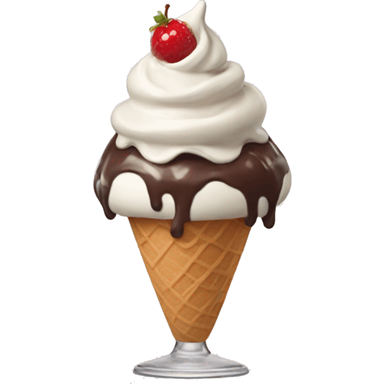 Ice cream sundae  emoji