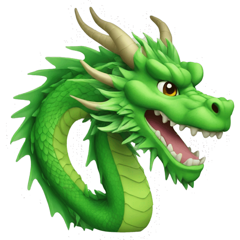 green chinese dragon emoji