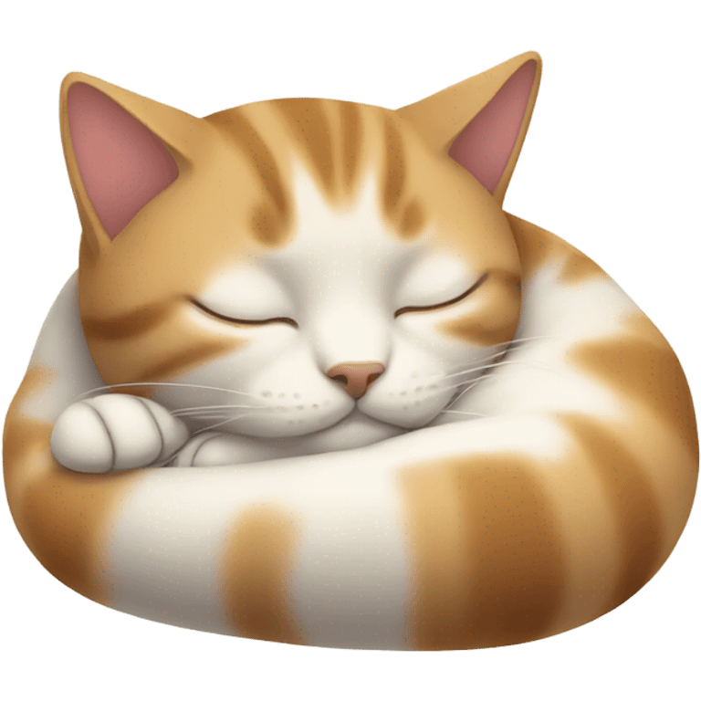 cat sleeping emoji