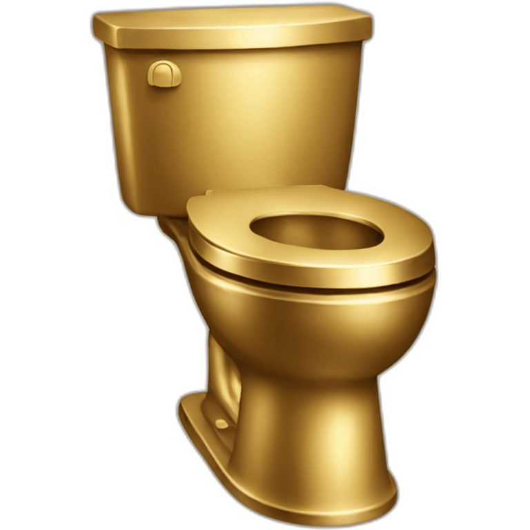 gold toilet emoji