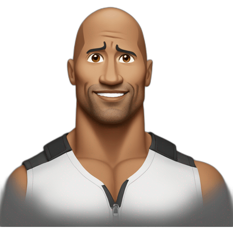 Johnson the rock emoji