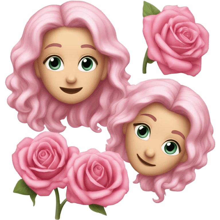 Ganz viele rosa Herzen nebeneinander und aufeinander  emoji