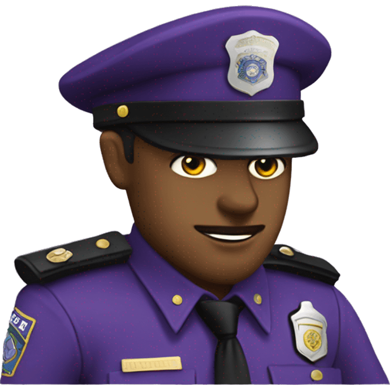 I want a purple lean cop  emoji