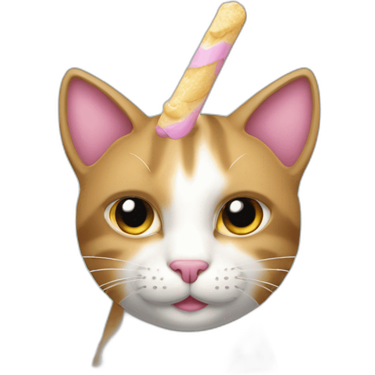 gato com chifre de unicórnio emoji