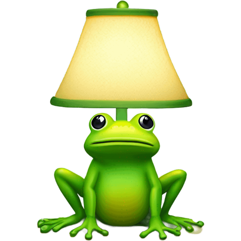 Frog lamp  emoji