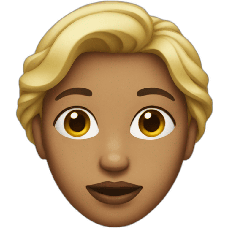 woman without lips emoji