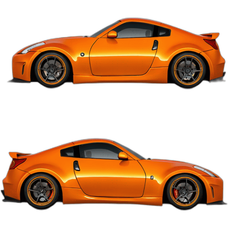 350z drift tuning orange emoji