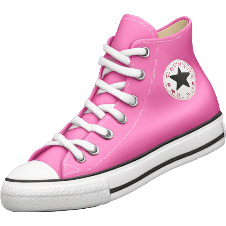 Pink converse sneakers  emoji