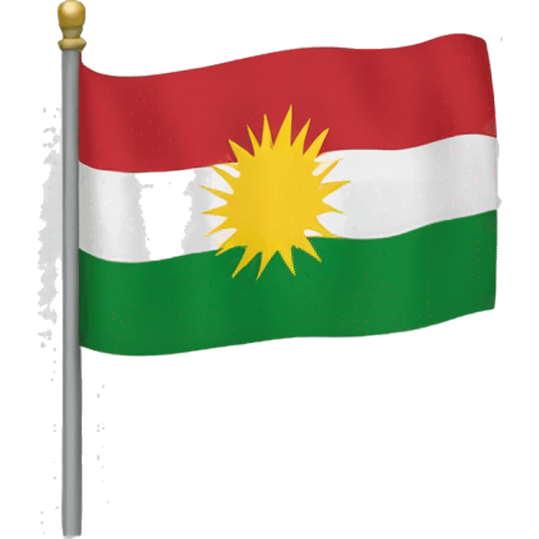 Kurdistan flag emoji emoji